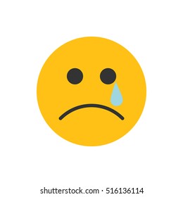 Unhappy emoji