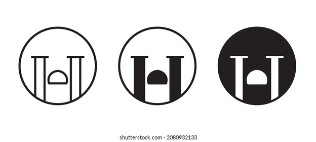 cara infeliz con el icono de lágrima vectorial, signo, símbolo, logo, ilustración, trazo editable, estilo de diseño plano aislado en blanco