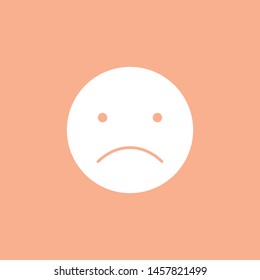 unhappy smile icon face symbol emoticon isolated