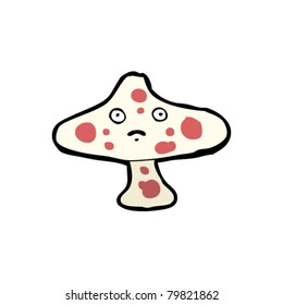 unhappy toadstool cartoon