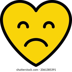 icono de la línea de color vectorial no conforme