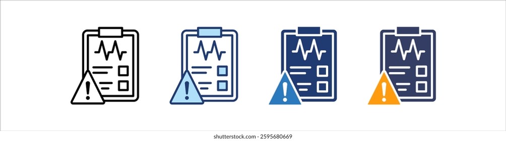 Unhealthy Icon Set Multiple Style Collection