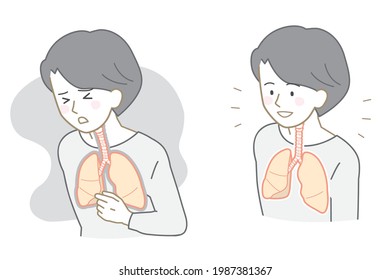 Unhealthy Lungs, Nonbinary With Healthy Lungs