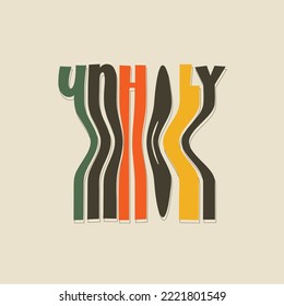 unholy typography text graphic design typography design illustration modern