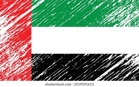 uni emirates arab flag grunge background texture