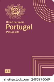 Uniao Europeia Passport cover of Portugal