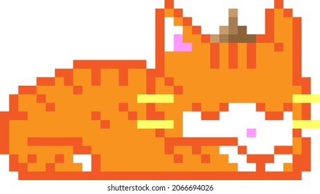 Unicat is a horned cat like a unicorn, Is a orange gourami shorthair and a Persian mix, The feature is it has yellowish orange hair, white face, pink nose and unicorn horn wearing a red collar.