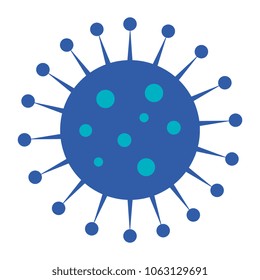 unicellular bacteria laboratory icon