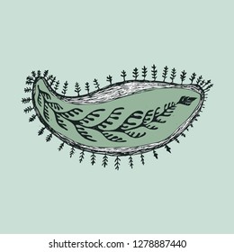 unicellular organism. bacterium. microbe. realistic image