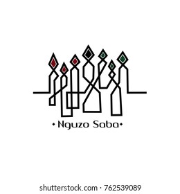 unick seven candles for kwanzaa event