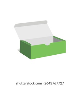 Unick shoe box 3D template, vector file