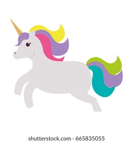Unicorn animal horn