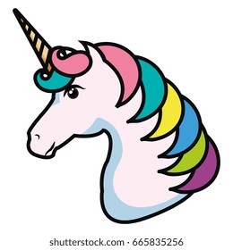 similar images stock photos vectors of unicorn vector icon isolated