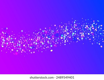 Unicorn Background. Cristal Ribbon. Hologram Burst. Modern Design. Light Surprise Explosion. Laser Concept. Purple 3d Serpentine. Holographic Tinsel. Blue Unicorn Background