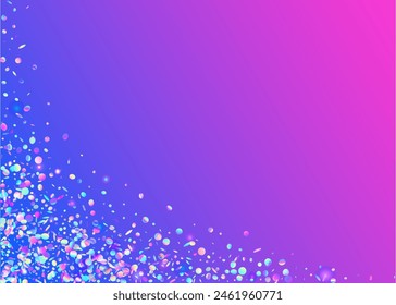 Unicorn Background. Disco Abstract Backdrop. Modern Banner. Iridescent Confetti. Digital Ribbon. Neon Effect. Purple Happy Glitter. 3d Texture. Pink Unicorn Background