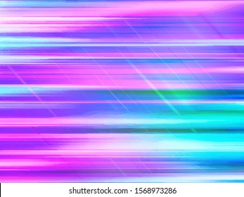 Unicorn background with rainbow mesh. Fantasy gradient backdrop with splash. Vector illustration for poster, brochure, invitation, cover book, catalog. Trendy template for holiday design