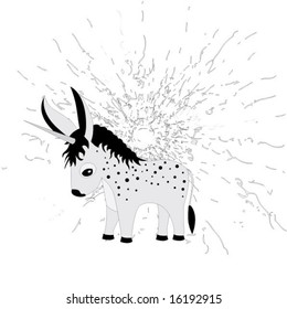 Unicorn. Bekas vector wallpaper