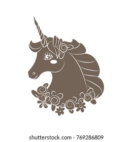 unicorn black beautiful