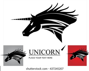 unicorn, black unicorn in various background.