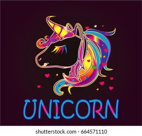 Unicorn cartoon