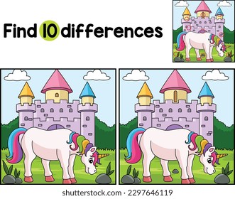 Unicorn Castle Find The Differences