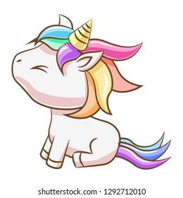 unicorn clipart cute