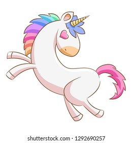 unicorn clipart rainbow