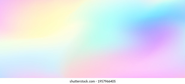 Unicorn colorful background, rainbow pattern, glitter vector texture, pastel fantase design, universe holographic style.