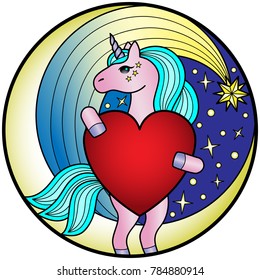 unicorn color images stock photos vectors shutterstock
