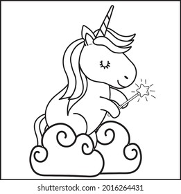 54 Unicorn Coloring Pages Printable  Best HD