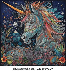 unicorn coloring pages for kids and adults 