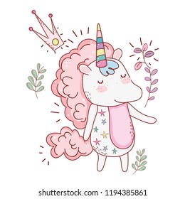 Unicorn cute cartoon