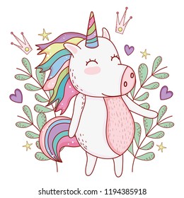 Unicorn cute cartoon