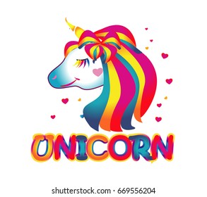 Unicorn cute cartoon
