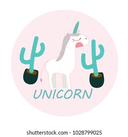 unicorn, cute doodle 