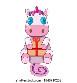 Unicornio para diseño y tarjeta