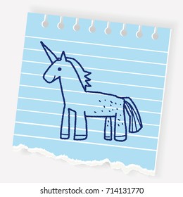 Unicorn doodle