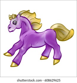 unicorn, drawing,  vector