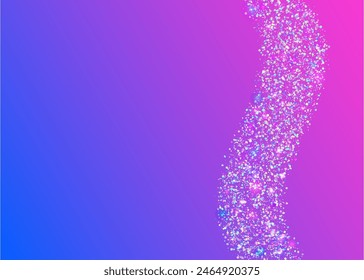 Unicorn Effect. Festive Serpentine. Falling Poster. Laser Surprise Explosion. Light Pattern. Purple Happy Glitter. Carnaval Tinsel. Digital Banner. Pink Unicorn Effect