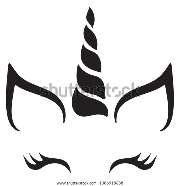 Free Free Unicorn Face Svg Black And White Free 339 SVG PNG EPS DXF File