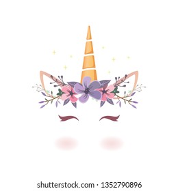 Unicorn Fairytale Face Smile