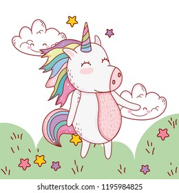 unicorn fantasy drawing cartoon