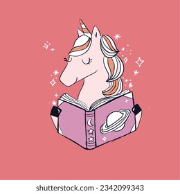 Unicorn fashion design. Graphic and more. Girl child tshirt pattern design