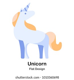 Unicorn Flat Illustration