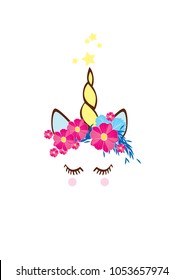unicorn floral decor