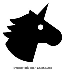 Unicorn Folklore Vector Icon