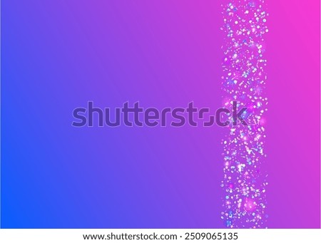 Unicorn Glitter. Cristal Design. 3d Abstract Cristals. Glare Pattern. Festive Sparkle. Holographic Effect. Modern Dust. Pink Laser Serpentine. Blue Unicorn Glitter