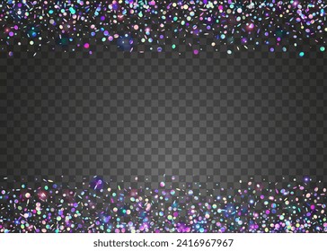 Unicorn Glitter. Light Surprise Template. Pink Glare Sparkle. Carnaval Tinsel. 3d Pattern. Party Serpentine. Modern Dust. Falling Ribbon. Purple Unicorn Glitter