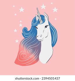 Unicorn graphic design. Colors and more. Girl child tshirt pattern design