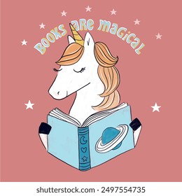 unicorn graphic design. girl child tshirt graphic pattern. fashion and 